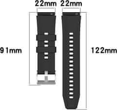 4wrist Silikonový řemínek pro Huawei Watch GT 2/GT 3 - Pink