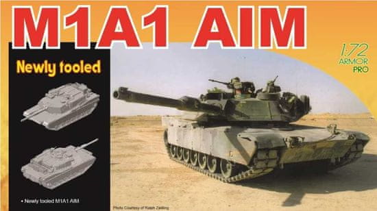 Dragon M1A1 AIM, Model Kit tank 7614, 1/72