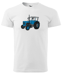 Hobbytriko Dětské tričko s traktorem - Starý traktor Barva: Bílá (00), Velikost: 12 let / 158 cm