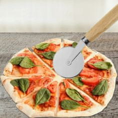 Foxter 2556 Nůž na pizzu 19 cm, nerez, dřevo