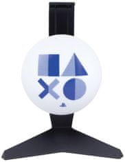 CurePink Stolní dekorativní lampa na sluchátka Playstation: Tlačítka (výška 24 cm)