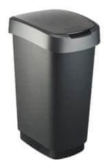 eoshop TWIST odpadkový koš 50L - šedá