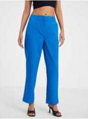 Vero Moda Modré dámské zkrácené kalhoty VERO MODA Zelda 44/32