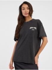 ONLY Černé dámské oversize tričko ONLY Lina XS