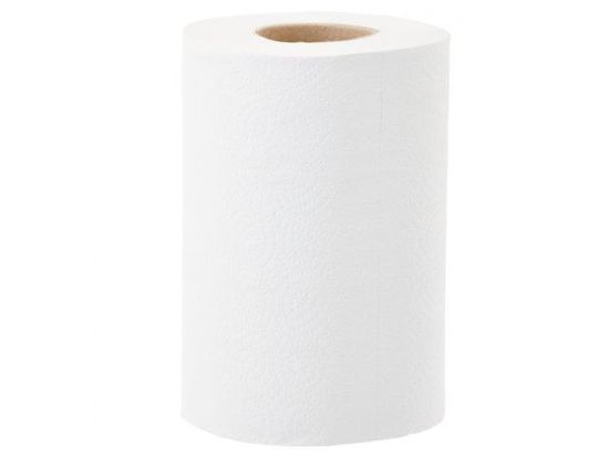 MERIDA Papírové ručníky v rolích OPTIMUM MINI, 2 vrstvé, bílé, délka 60 m (12rolí/bal)