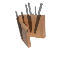 Artelegno GRAND PRIX Blok na 10 nožů, magnet, buk, lakovaný, 26 x 29 x 21 cm