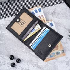 PAOLO PERUZZI Dámská kožená peněženka In-28-Bl Black