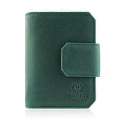 PAOLO PERUZZI Dámská kožená peněženka Hunter In-34-Hgr Green