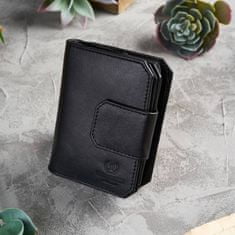 PAOLO PERUZZI Dámská kožená peněženka In-34-Bl Black