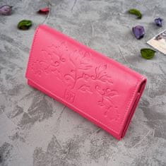 PAOLO PERUZZI Dámská kožená peněženka T-45-Pi Pink