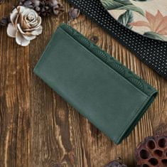 PAOLO PERUZZI Dámská peněženka Green Leather