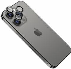 FIXED Ochranná skla čoček fotoaparátů Camera Glass pro Apple iPhone 15 Pro/15 Pro Max FIXGC2-1202-GR, šedá