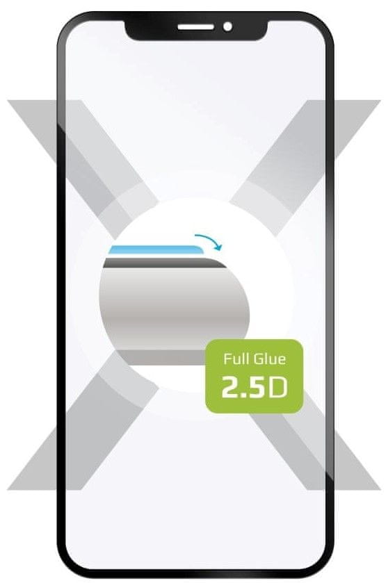 Levně FIXED Ochranné tvrzené sklo Full-Cover pro Apple iPhone 15 Pro, lepení přes celý displej FIXGFA-1202-BK, černé