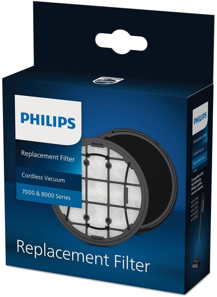 Levně Philips Náhradní filtr pro bezdrátové vysavače Series 7000, Series 8000 XV1681/01