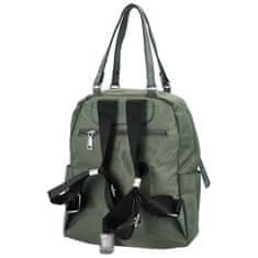 Turbo Bags Moderní dámský látkový kabelko batoh Anita, zelená