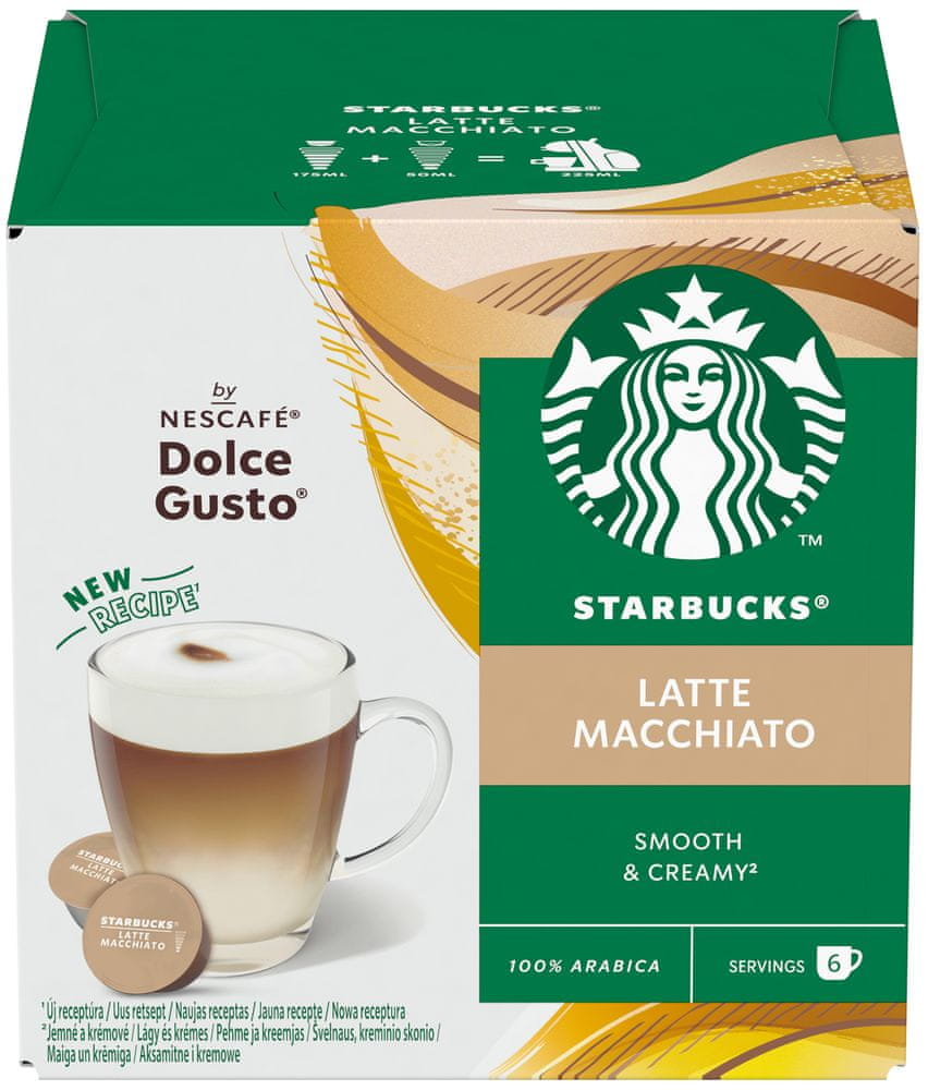 Levně Starbucks kávové kapsle Latte Macchiato by Nescafé Dolce Gusto
