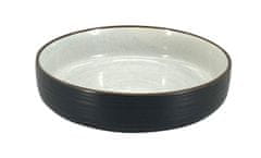 Clay Polévkový talíř Negativ, ø 18, černobílá