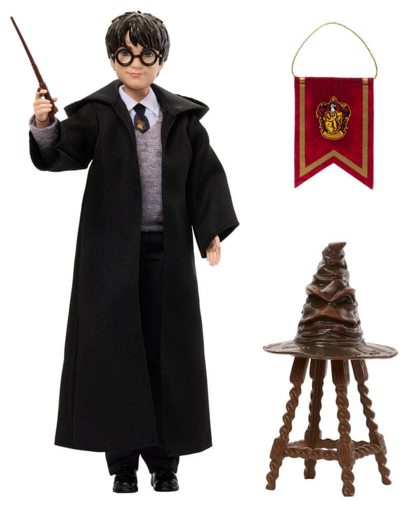 Levně Mattel Harry Potter Panenka Harry Potter a moudrý klobouk HND78