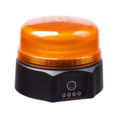 Stualarm AKU LED maják, 36xLED oranžový, magnet, ECE R65 (wlbat812)
