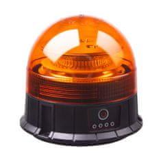 Stualarm AKU LED maják, 39xLED oranžový, magnet, ECE R65 (wlbat818)