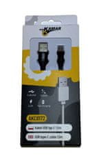 Kaxl Nabíjecí kabel USB-A, USB-C, 1,5m