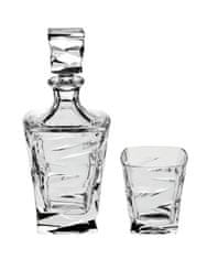 Bohemia Crystal Zig Zag whisky set je vyroben z olovnatého křišťálu.
