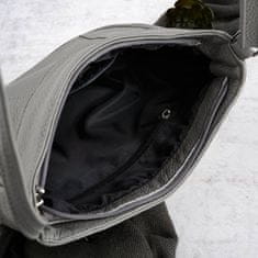 PAOLO PERUZZI Dámská kožená kabelka přes rameno Z-54-Gr