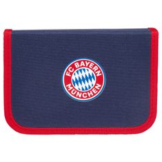 FotbalFans Školní penál FC Bayern Mnichov. Vybavený. 24x14x4 cm