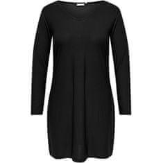 Only Carmakoma Dámské šaty CARSANSA Regular Fit 15308186 Black (Velikost 5XL/6XL)