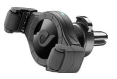 CellularLine Univerzální držák do ventilace auta s funkcí bezdrátového nabíjení Cellularline Handy Roll, černý
