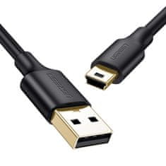 USAMS Ugreen kabel USB - mini USB 480 Mbps (US132 10355) - 1m - Černá KP27730