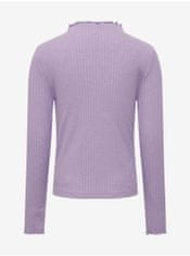 ONLY Světle fialové holčičí tričko s dlouhým rukávem ONLY Nella 158-164