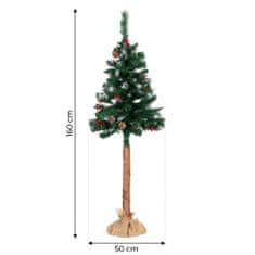 LEBULA Vánoční stromek 160 cm, umělá borovice