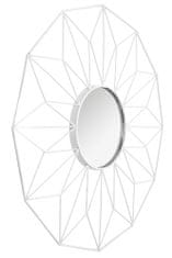 Tutumi Zrcadlo Dvanáctiúhelník - bílé 58 cm