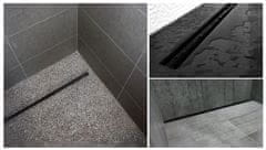 BPS-koupelny Odtokový žlab REA NEO SLIM PRO 70 cm, černá mat