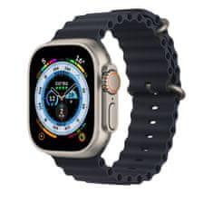 RhinoTech řemínek Ocean pro Apple Watch 38/40/41mm půlnočně modrá (RTACC398)