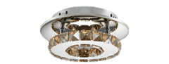 Toolight Křišťálová stropní lampa Plafond Glamour 8W APP407-C APP408-C