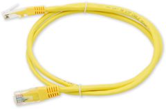 LAN-TEC PC-200 C5E UTP/0,5M - žlutá - propojovací (patch) kabel