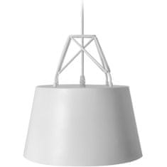 Toolight Kovová závěsná stropní lampa bílá APP423-1CP