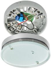 DETECTOMAT CT 3005O-EZS stříbrná - optickokouřový požární detektor pro EZS