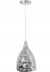 Toolight Zrcadlová závěsná lampa stříbrná APP278-1CP