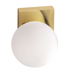 Toolight Nástěnné svítidlo Skleněná koule APP1009-1W Zlatá