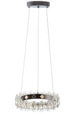 Toolight Křišťálová LED stropní lampa APP1041-CP + dálkový ovladač