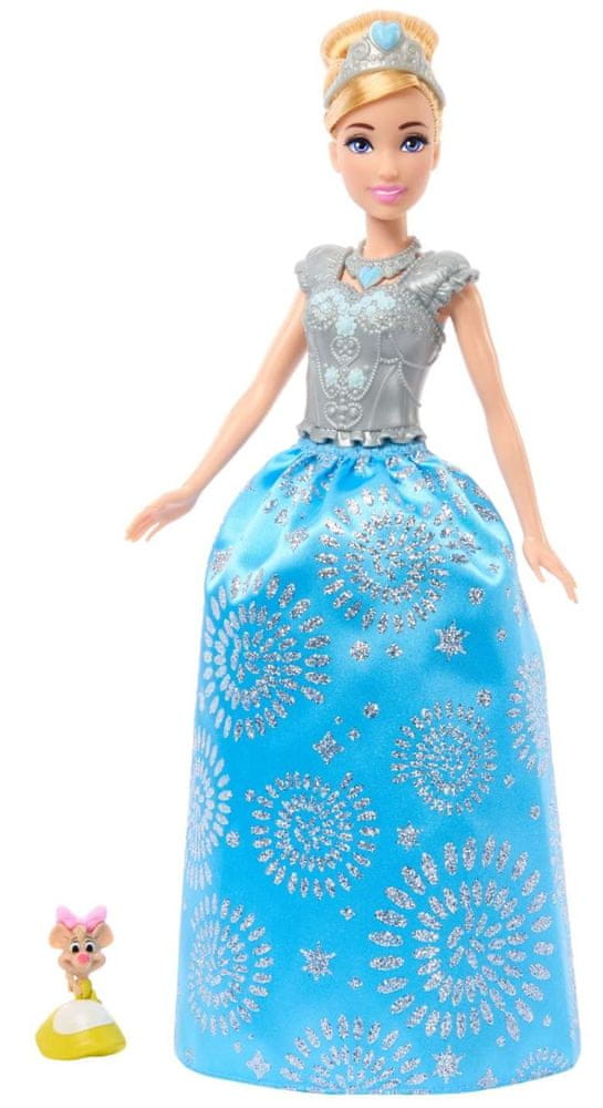 Levně Disney Princess Panenka s královskými šaty a doplňky - Popelka HMK53
