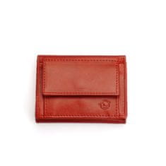 Divoký býk Malá červená dámská kožená peněženka DIVOKY BYK
