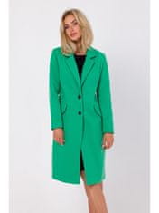 Made of Emotion Dámský kabát crombie coat Maduna M758 světle zelená S