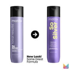 Matrix Šampon neutralizující žluté tóny Total Results So Silver (Color Obsessed Shampoo to Neutralize Yello (Objem 300 ml)
