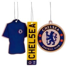 FotbalFans Osvěžovač do auta Chelsea FC, 3 kusy, klubový design, 7x7 cm