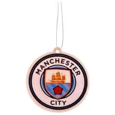 FotbalFans Vůně do auta Manchester City FC, Oboustranný znak klubu, 7x7 cm