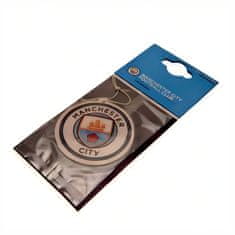 FotbalFans Vůně do auta Manchester City FC, Oboustranný znak klubu, 7x7 cm